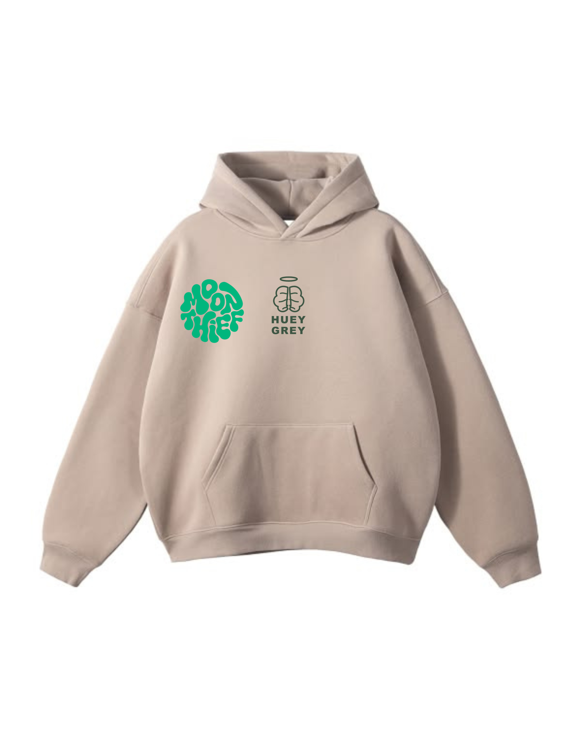 The "Moon Thief" Oversized Hoodie – Sand Edition The "Moon Thief" Oversized Hoodie – Sand Edition